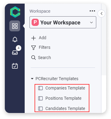 Workspace template #4 Board templates downloaded