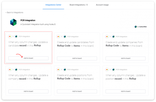 adding candidates rollup code