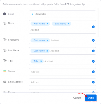 adding candidates rollup code