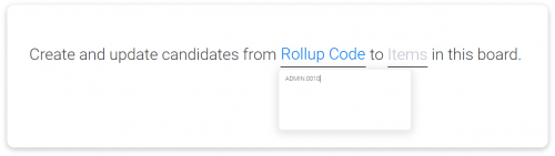 adding candidates rollup code